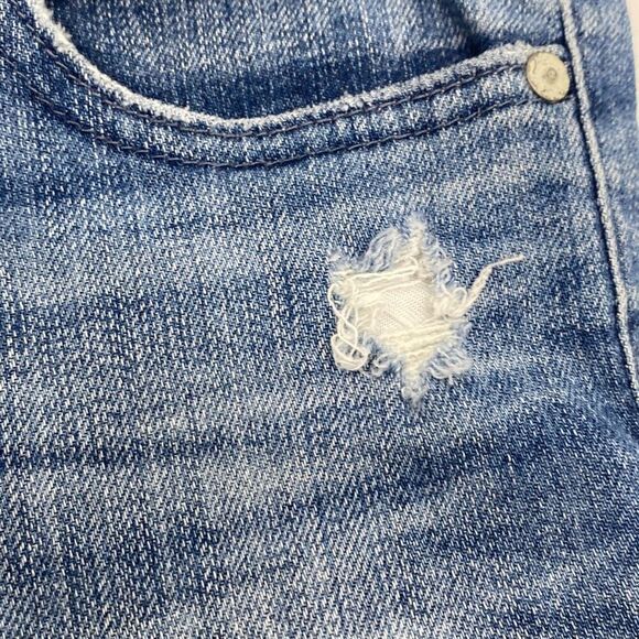 AG Legging‎ Ankle Super Skinny Ankle Jeans Distressed Blue Southgate Size 30 - Picture 10 of 15